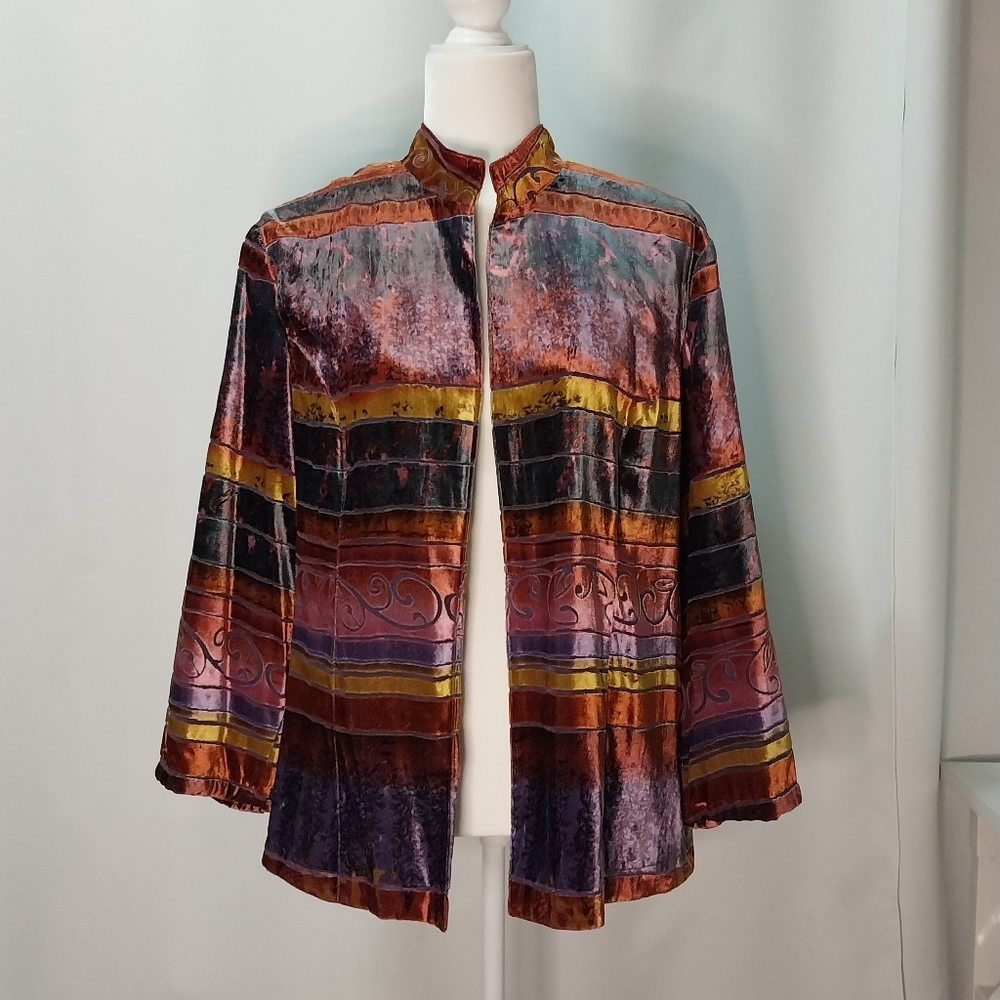 Groovy velvet cardigan